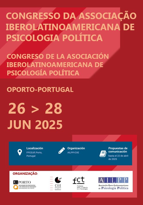 Congreso de la Asociación Ibero-Latinoamericana de Psicología Política 2025 Oporto-Portugal